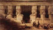 David Roberts Der Tempel der Dendera oil painting